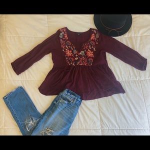 AEO Floral Tunic